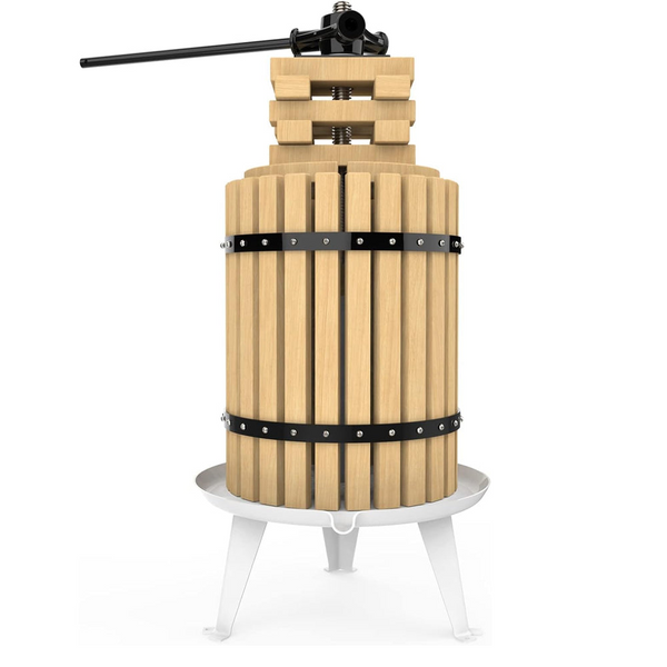 KegLand Fruit Press | Wine Press | Wood Basket Press | 18L