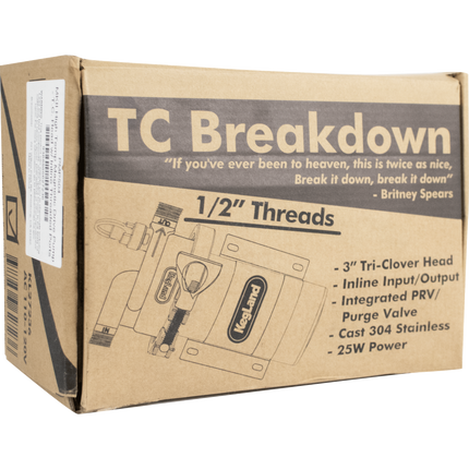Pump - MKII High Temp Magnetic Drive (25 Watts) - T.C. Head w/ Inline Threaded Ports