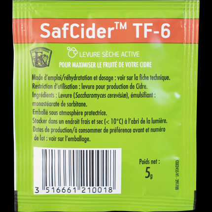 Fermentis Dry Yeast - Safcider TF-6 - PLACEHOLDER