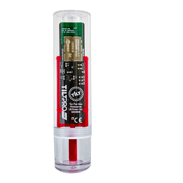 Tilt® Pro Mini Hydrometer and Thermometer | Red