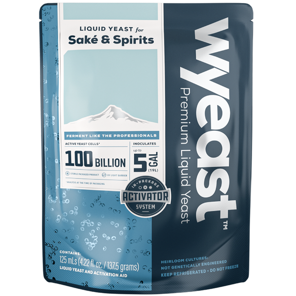 Wyeast | 4134 Saké | Saké, Wine Yeast | Activator Smack-Pack System™ | 100 Billion Cells