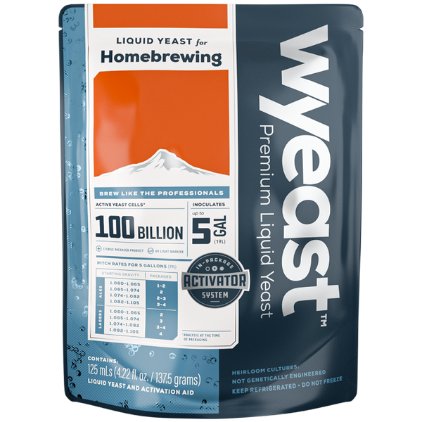 Wyeast | 3944 Belgian Witbier | Beer Yeast | Activator Smack-Pack System™ | 100 Billion Cells