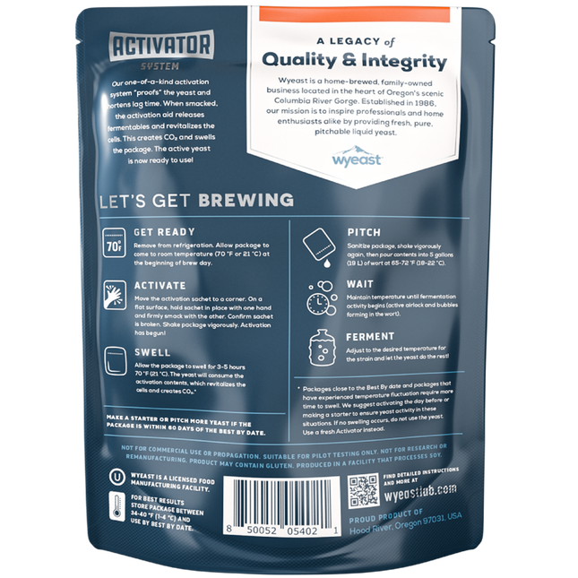 Yeast (Liquid) - Wyeast (Belgian Wit)