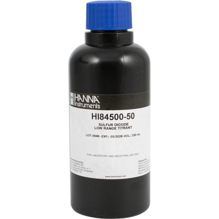 Low Range Titrant for Sulfur Dioxide Mini Titrator