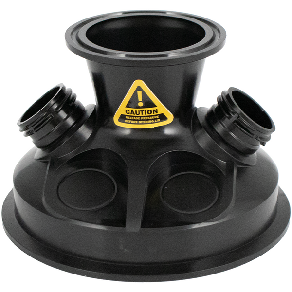 Tri-Clamp Pressure Lid for Kegmenter Fermentation Keg | 4