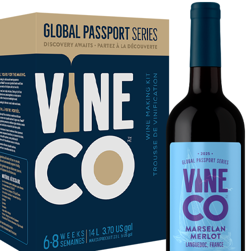 Wine Kit - VineCo - Global Passport Series - Marselan Merlot - Languedoc, France (2025)