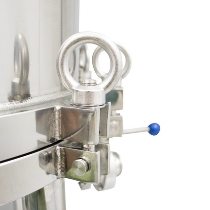 BevBright Stainless Steel Lenticular Filter Housing - 16 in. - 2 High - with fittings