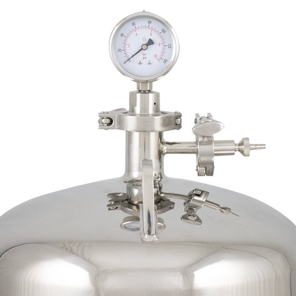 BevBright Stainless Steel Lenticular Filter Housing - 12 in. - 2 High - with fittings