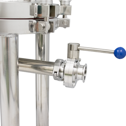 BevBright Stainless Steel Lenticular Filter Housing - 12 in. - 2 High - with fittings