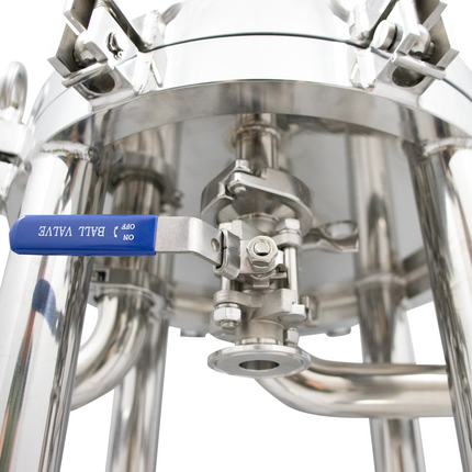 BevBright Stainless Steel Lenticular Filter Housing - 12 in. - 2 High - with fittings
