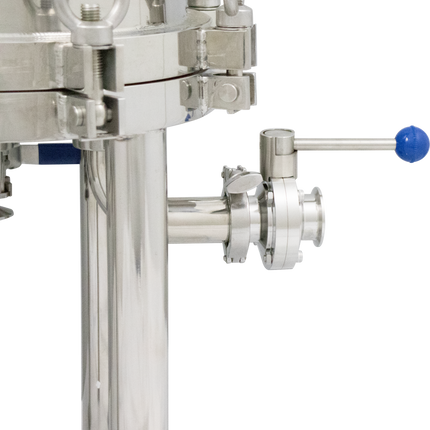 BevBright Stainless Steel Lenticular Filter Housing - 12 in. - 3 High - with fittings