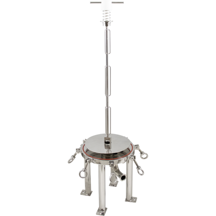BevBright Stainless Steel Lenticular Filter Housing - 12 in. - 3 High - with fittings
