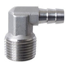 Stainless - 1/2 in. mpt X 3/8 in. Barb Elbow