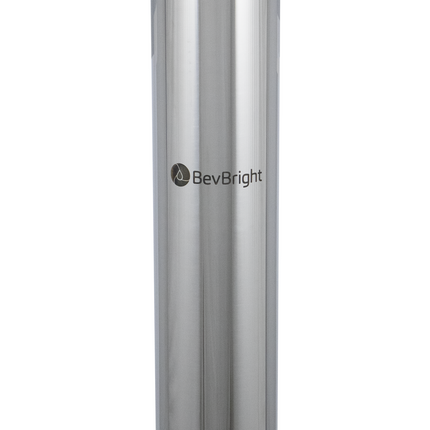 BevBright 316 Electro Polished S/S Cartridge Filter Housing - 30 in. - 1 Module Capacity - with fittings