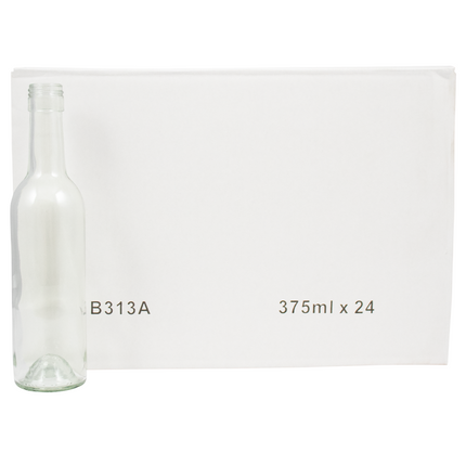 375mL Flint/Clear Claret/Bordeaux Farro Glass Wine Bottles, Screw Top (Stelvin/ROPP) - PLACEHOLDER