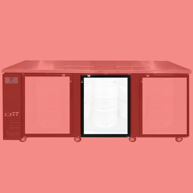 Komos Kegerator Olympus - Replacement Glass Door - Right or Middle