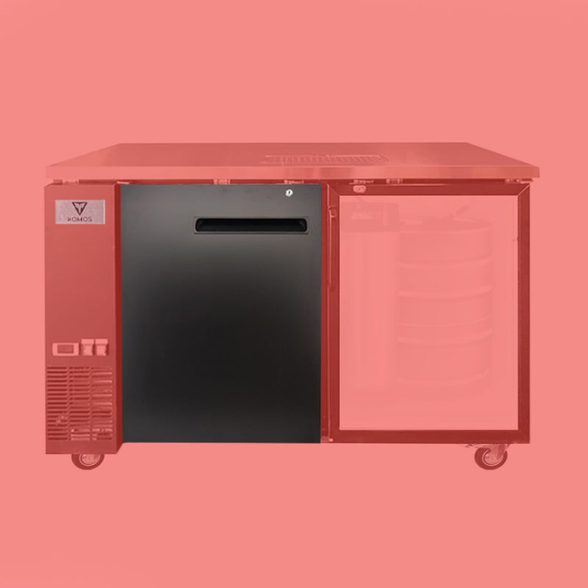 Komos Kegerator Olympus - Replacement Solid Door - Left