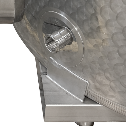 Speidel 2500L, 1400mm Diameter KO  Red Wine Fermentation and Tipping Tank