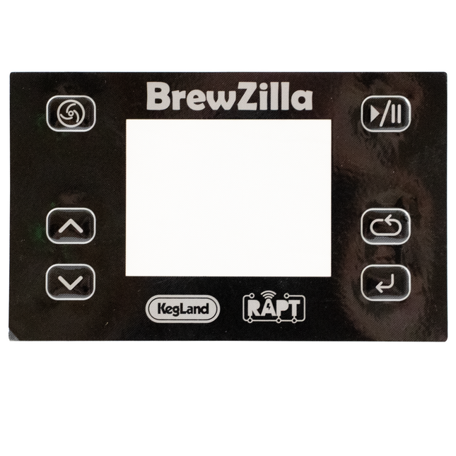 BrewZilla - Gen 4 - Replacement Screen Membrane for RAPT Controller - 35L / 65L