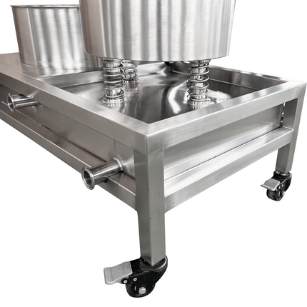 MB - Cold Water Solventless Extraction System Filter Cart w/ 60L (15.8 gal) Tank