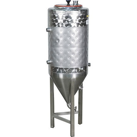 16 gal (60 L) Speidel Stainless Conical Jacketed Fermentation Tank - USED REFURBISHED