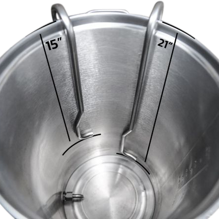 Anvil Foundry - Swirly - Whirlpool Arm 15" - for 6.5 gallon Foundry