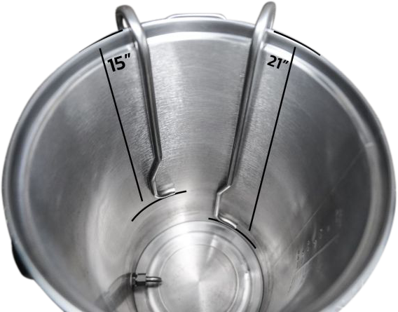 Anvil Foundry - Swirly - Whirlpool Arm 21" - for 10.5 gallon Foundry