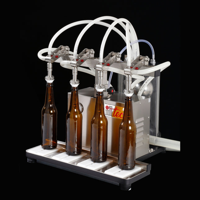 ILTEC Ultrafiller 4 - Vacuum Bottle Filler - 4 Spout (Pneumatic) - PLACEHOLDER