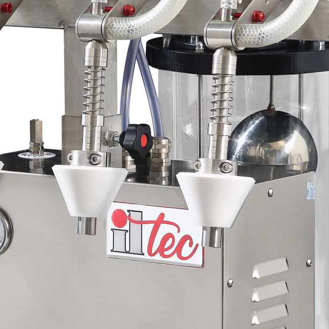 ILTEC Ultrafiller 4 - Vacuum Bottle Filler - 4 Spout for High Viscosity Fluids - Pomodoro - (Pneumatic)
