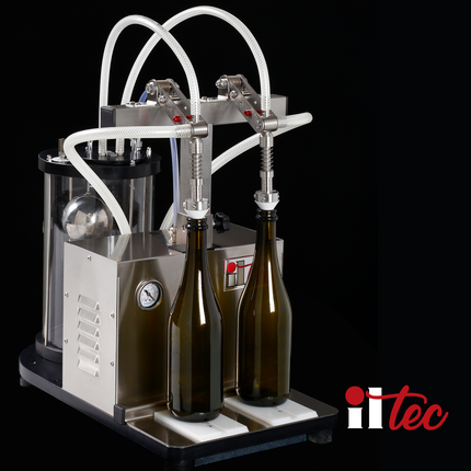 ILTEC Ultrafiller 2 - Vacuum Bottle Filler - 2 Spout (Pneumatic) - PLACEHOLDER