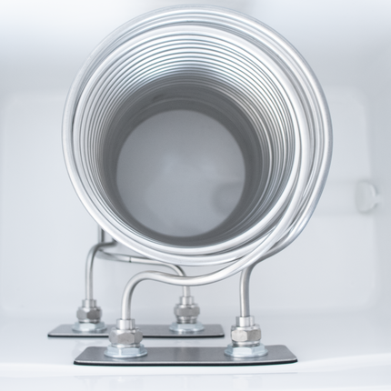 KOMOS Stainless 2 Tap Jockey Box - Front Entry