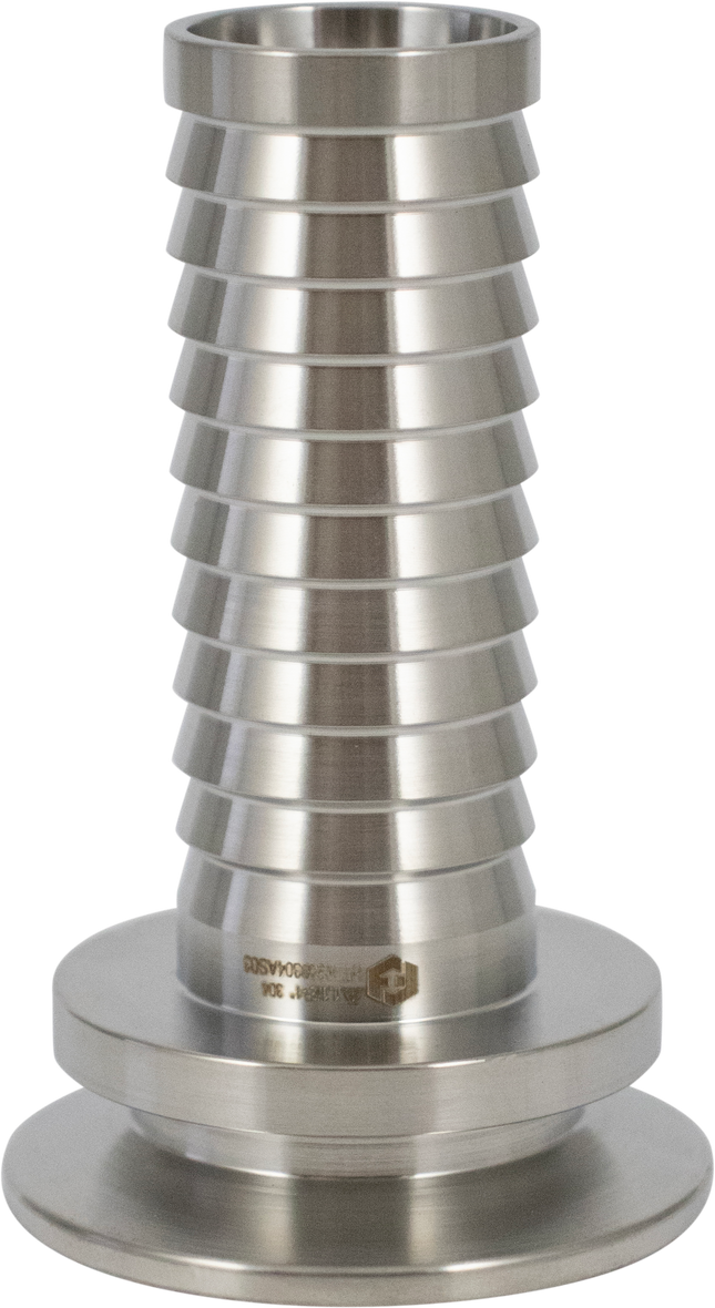 ForgeFit - 1.5 in. T.C. to 1 in. Long Barb Hose End G2
