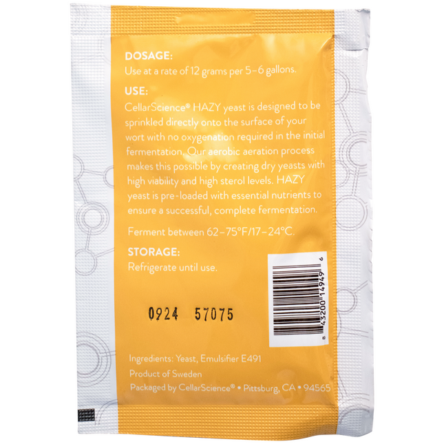 CellarScience - Dry Yeast - HAZY New England Ale - PLACEHOLDER