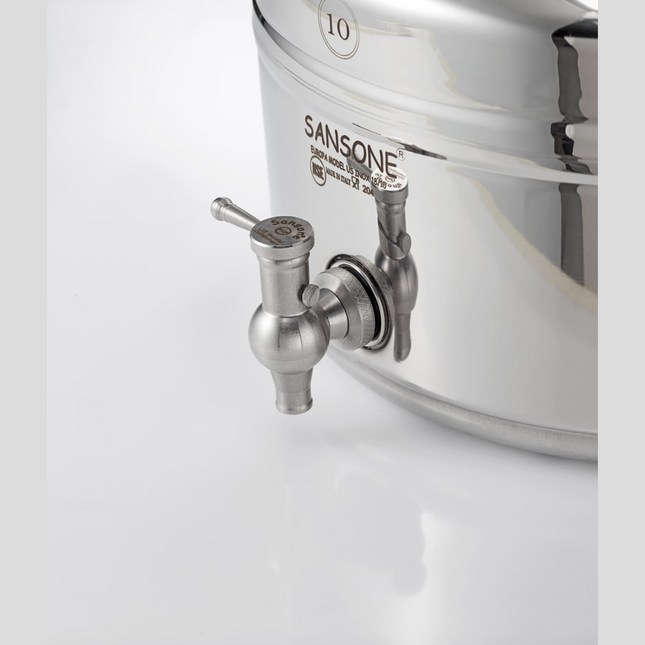 Sansone 316 Stainless Fusti Water Tap - 1/2 in. BSP - PLACEHOLDER