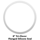 8 in. T.C. Clamp Gasket - Flanged - Silicone