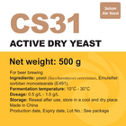 Angel Yeast - Dry Yeast - CS31 - 500 g