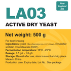 Angel Yeast - Dry Yeast - LA03 - 500 g