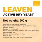 Angel Yeast - Dry Yeast - Yellow Label - 500 g