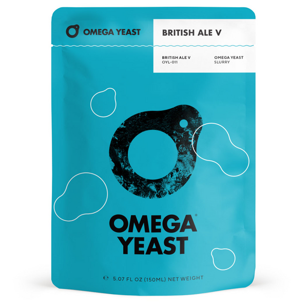 Omega Yeast | OYL-011 British Ale V | Beer Yeast | Double Pitch | 225 Billion Cells