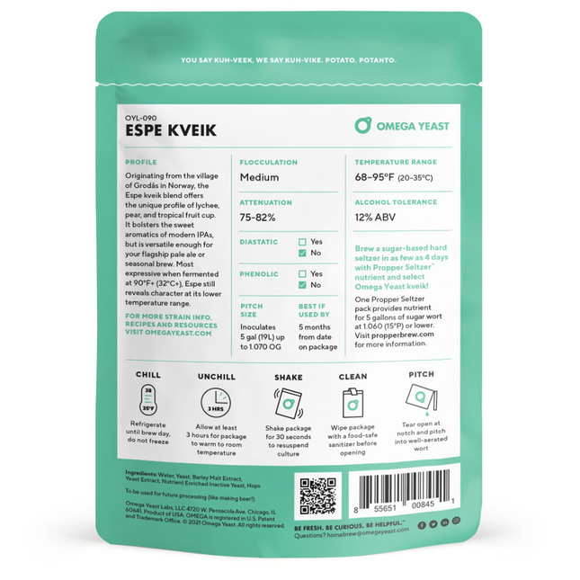 Omega Yeast - Espe Kveik