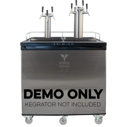 Komos Kegerator - Set of 6 - Heavy Duty Castor Wheel Upgrade for Double-Wide Kegerator - KG435
