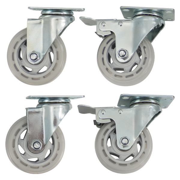 KOMOS® Kegerator Heavy Duty Wheel Upgrade | 4 Casters | Standard & Deluxe Models