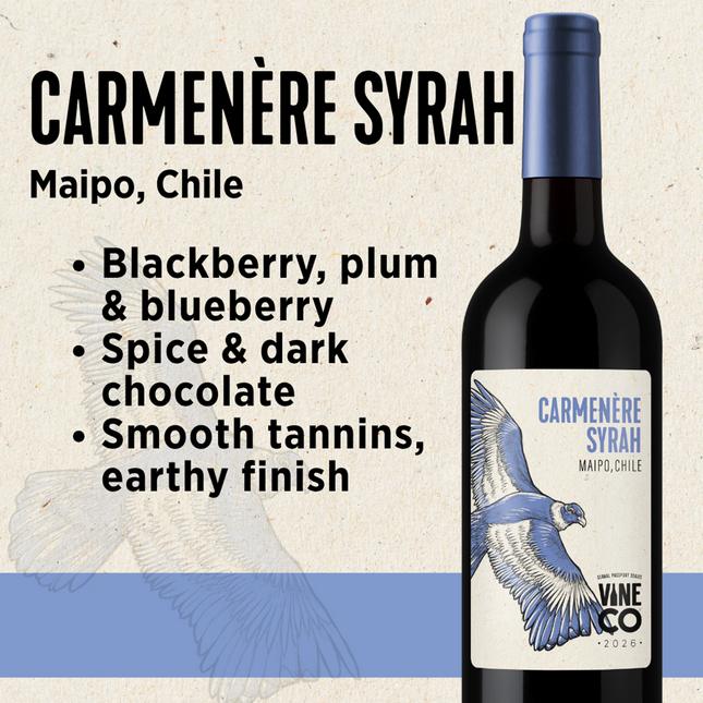 Wine Kit - VineCo - Global Passport Series - Carmenere Syrah - Tinto Fuego (2026)