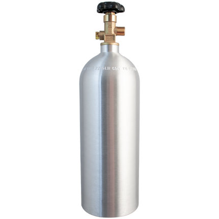 5 lb CO2 Tank | Premium Aluminum | New | CGA320 Valve | US DOT Approved