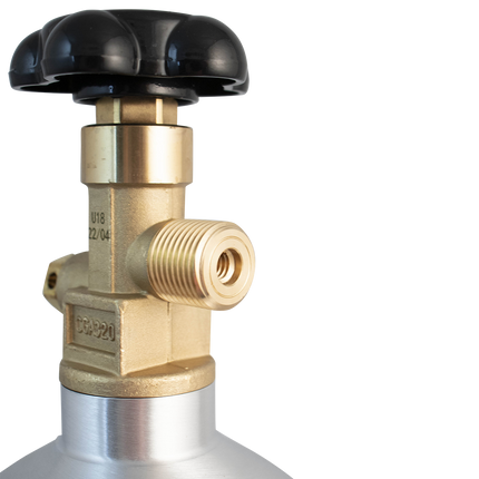 5 lb CO2 Tank | Premium Aluminum | New | CGA320 Valve | US DOT Approved