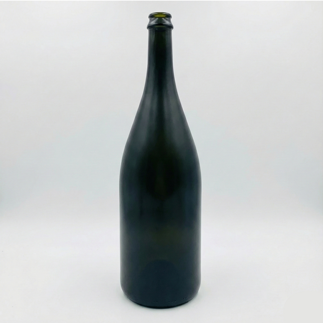 1.5L Dark Green Champagne Farro Glass Wine Bottles, Punted - Case of 6 - PLACEHOLDER