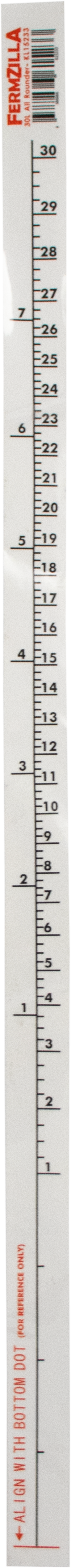 FermZilla - All Rounder Easy-Grip Pressure Fermenter - 30L - Graduation Sticker