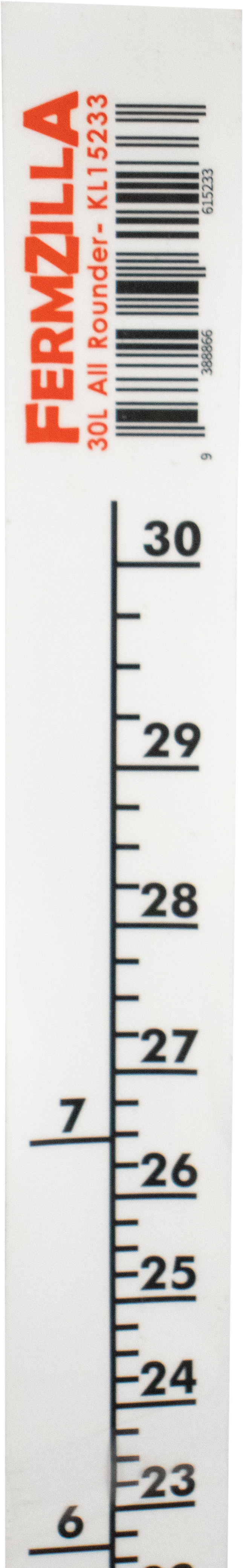 FermZilla - All Rounder Easy-Grip Pressure Fermenter - 30L - Graduation Sticker