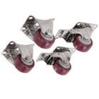 Casters - Set of 4 - 2 x Locking, 2 x Non-Locking