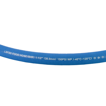 ForgeFit Blue Steel Butyl Brewery Tubing Hose Assembly (1.5 in.) - PLACEHOLDER